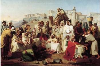 unknow artist Arab or Arabic people and life. Orientalism oil paintings 555 oil painting image